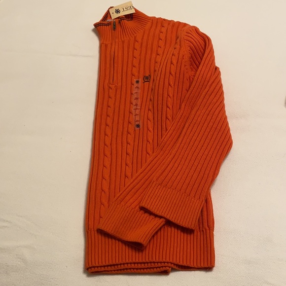 NEW Crest by Tommy Hilfiger quarter zip sweater - Picture 2 of 4